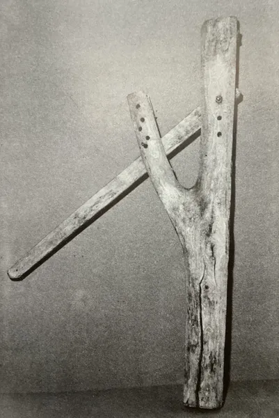 Deckleiter Gerät des Strohdachdeckers